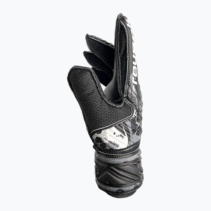 Reusch Attrakt Solid Junior children's goalkeeping gloves black 5372515-7700 6