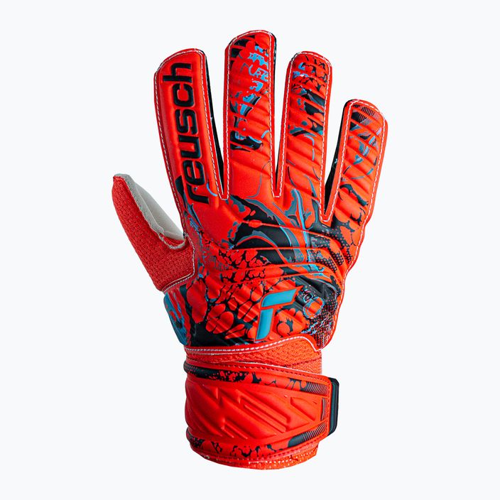 Reusch Attrakt Solid Junior children's goalkeeper gloves red 5372515-3334 4