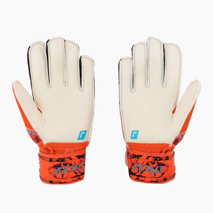Reusch Attrakt Solid Junior children's goalkeeper gloves red 5372515-3334 2