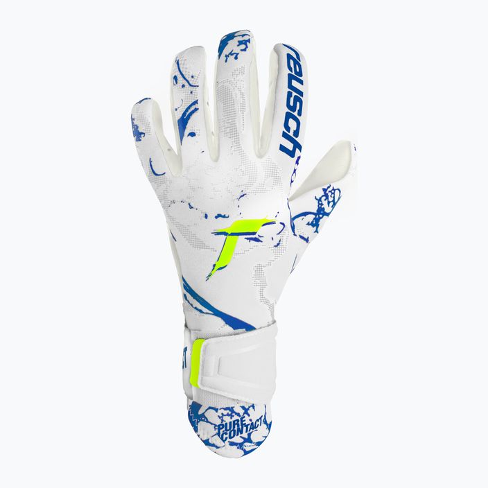 Reusch Pure Contact Gold X goalkeeper's gloves white 5370901-1089 5
