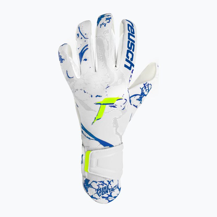 Reusch Pure Contact Silver Junior children's goalkeeper gloves white 5372200-1089 5