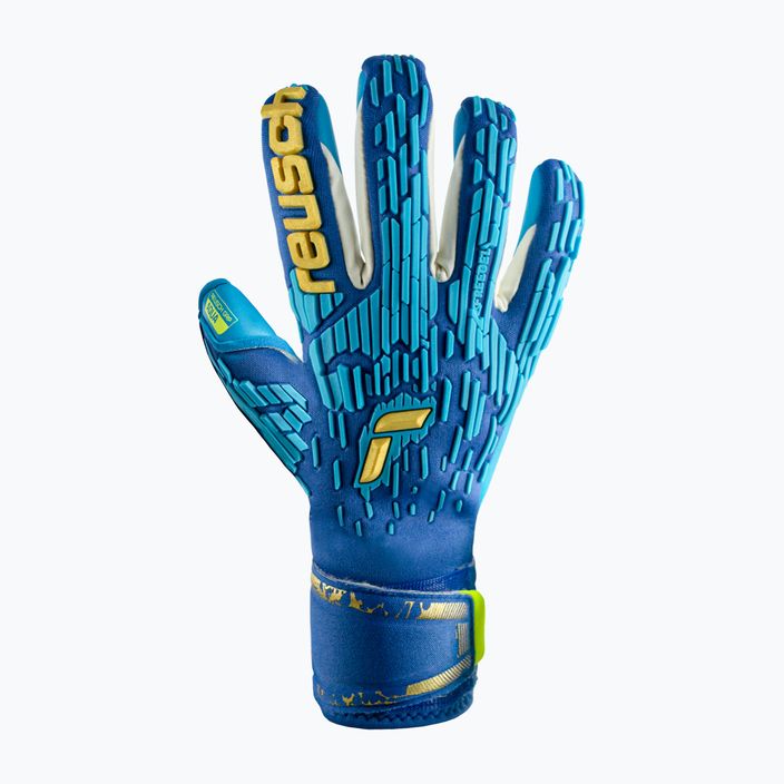 Reusch Attrakt Freegel Aqua Windproof goalkeeper's gloves blue 5370459-4433 4