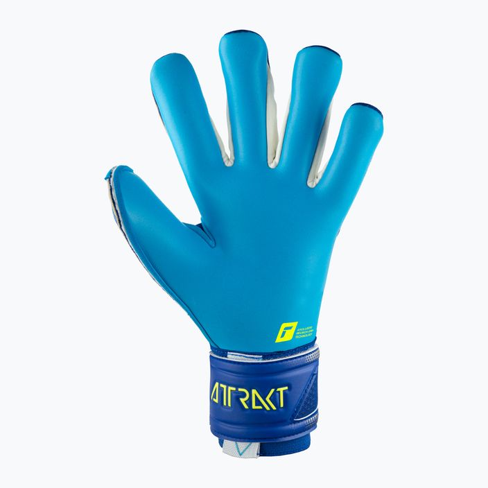 Reusch goalkeeper gloves Attrakt Aqua blue 5370439-4433 5