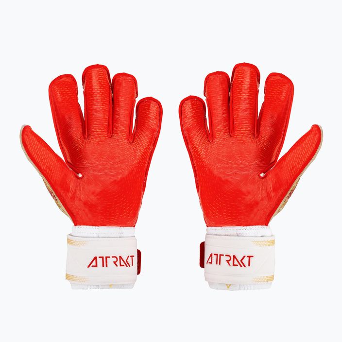 Reusch Attrakt Gold X GluePrint goalkeeper's gloves white 5370975-1011 2