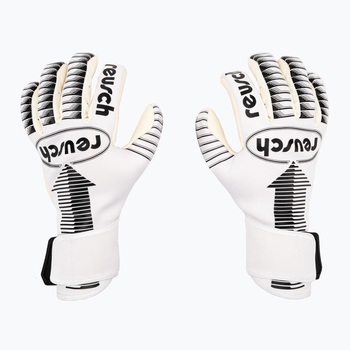 Reusch Arrow Gold X goalkeeper's gloves white 5370908-1100