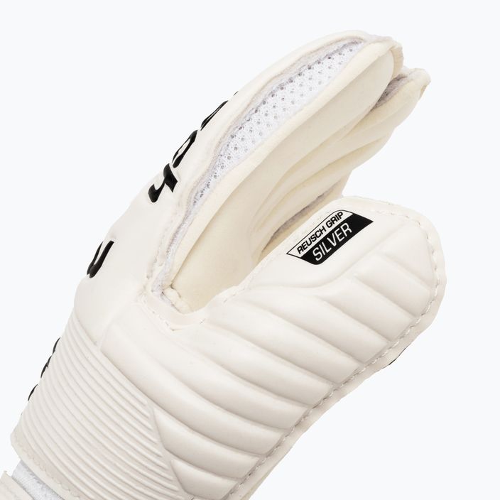 Reusch Legacy Arrow Silver Junior children's goalkeeping gloves white 5372204-1100 3