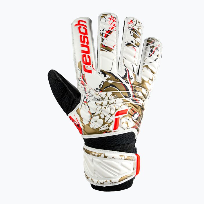 Reusch Attrakt Solid goalkeeper gloves white 5370515-1131 5