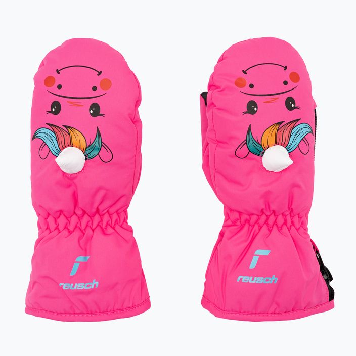 Reusch children's ski gloves Sweety Mitten pink unicorn 3