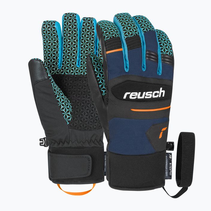 Reusch Storm R-Tex Xt dress blue/range popsicle ski glove 5