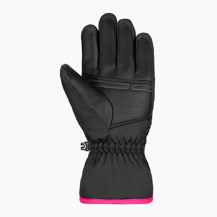 Reusch children's ski gloves Alan black/pink glo 7