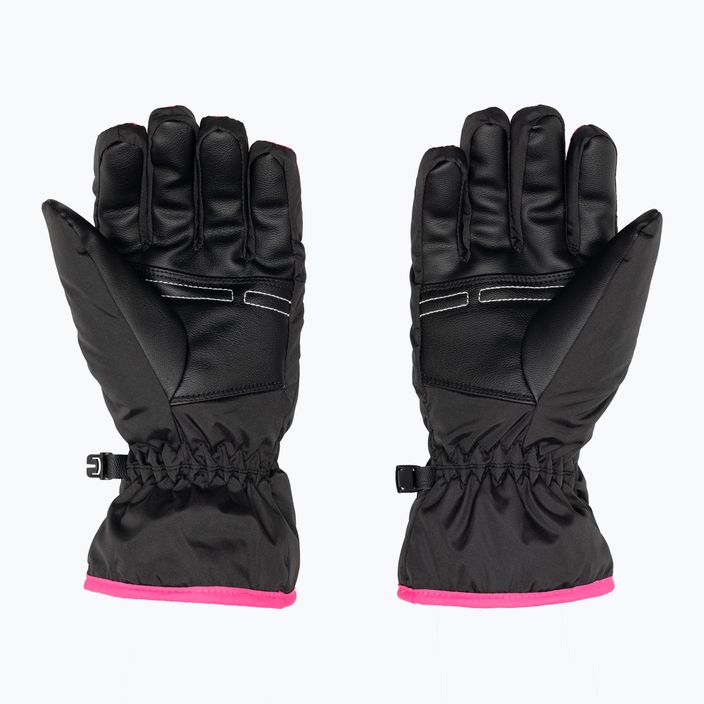 Reusch children's ski gloves Alan black/pink glo 2