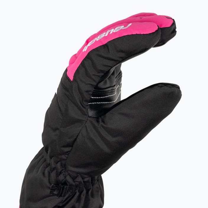 Reusch children's ski gloves Alan black/pink glo 4