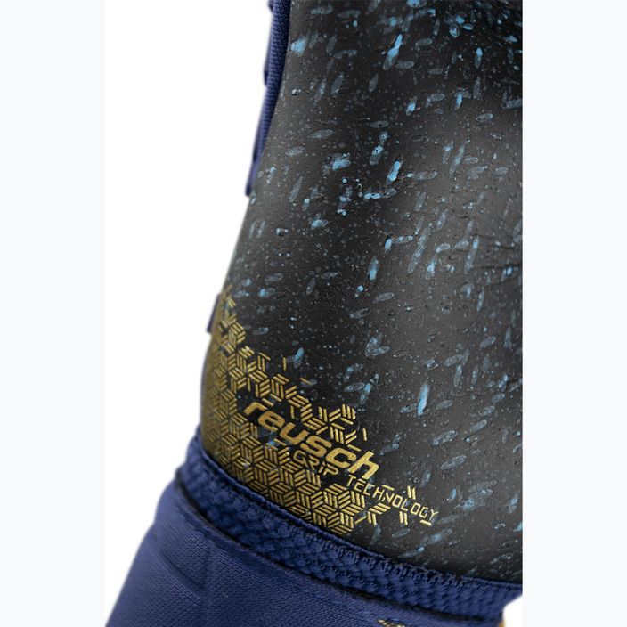 Reusch Attrakt Freegel Fusion Goalkeeper Gloves premium blue/gold/black 10
