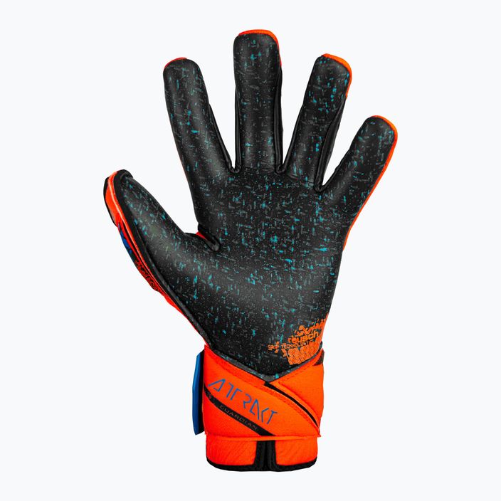 Reusch Attrakt Fusion Guardian goalkeeper gloves hyper orange/electric blue/black 3
