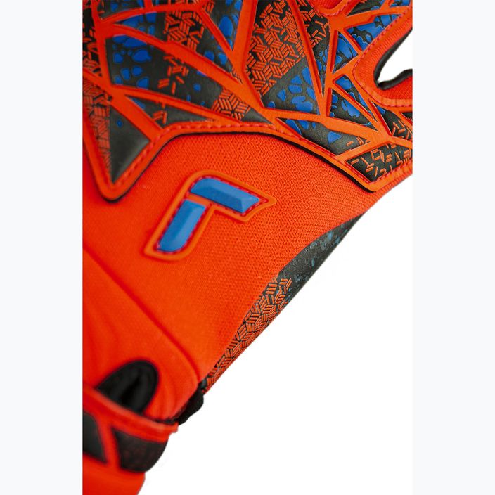 Reusch Attrakt Fusion Guardian goalkeeper gloves hyper orange/electric blue/black 6