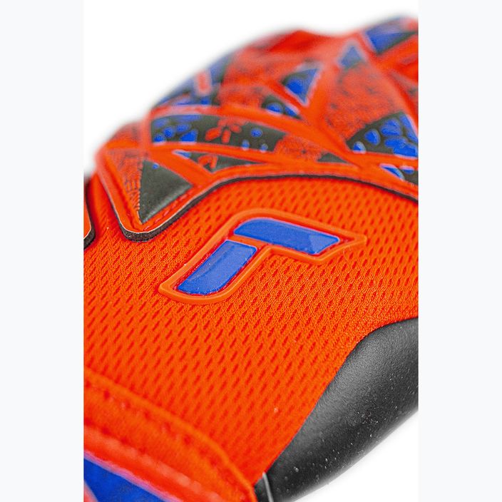 Reusch Attrakt Duo goalkeeper glove hyper orange/electric blue/black 6