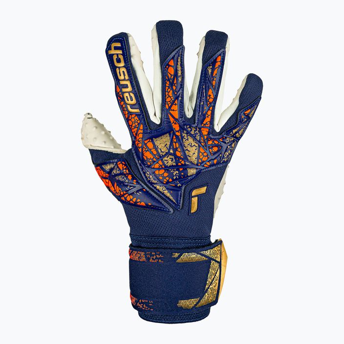 Reusch Attrakt SpeedBump goalkeeper glove premiun blue/gold 2