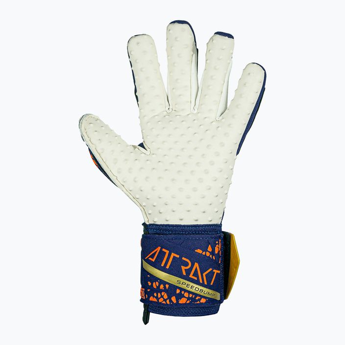 Reusch Attrakt SpeedBump goalkeeper glove premiun blue/gold 3