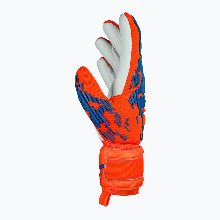 Reusch Attrakt Freegel Silver hyper orng/elec blue goalkeeper gloves 4