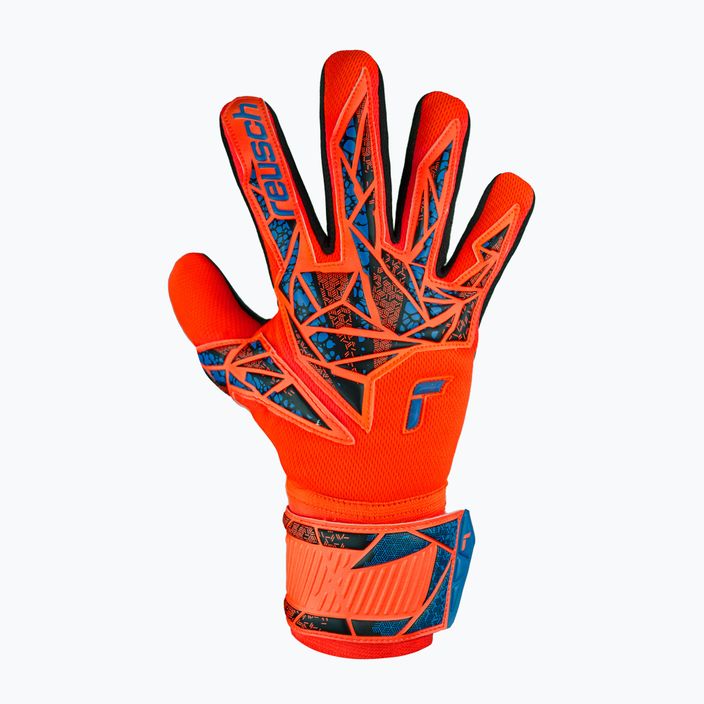 Reusch Attrakt Silver NC goalkeeper glove hyper orng/elec blue/blck 2