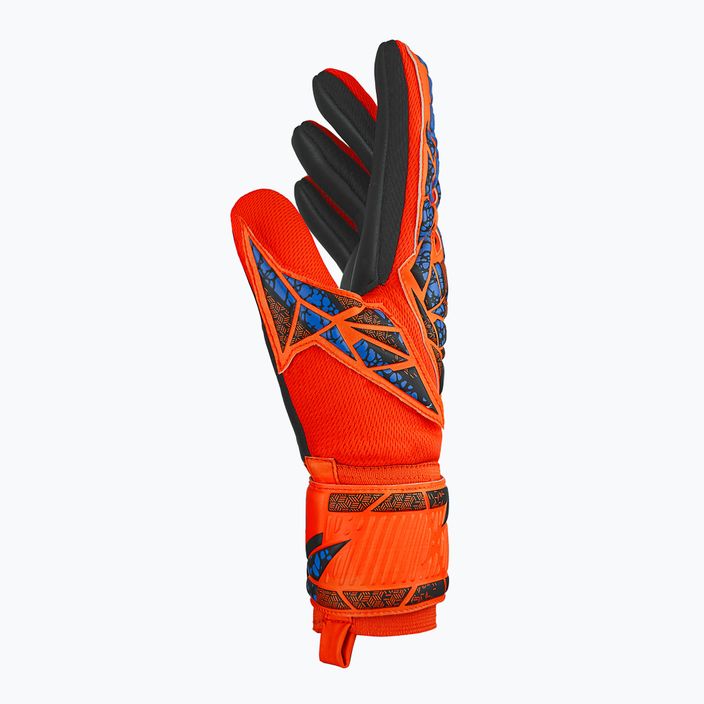 Reusch Attrakt Silver NC goalkeeper glove hyper orng/elec blue/blck 4
