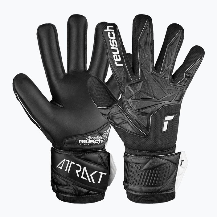 Reusch Attrakt Infinity NC Junior children's goalkeeping gloves black