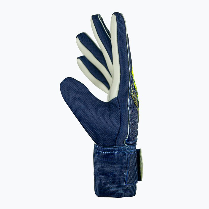 Reusch Attrakt Starter Solid Junior premium blue/sfty yellow children's goalie gloves 4