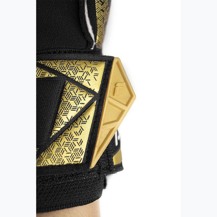 Reusch Attrakt Gold X Evolution Cut Finger Support goalkeeper gloves black/gold/white/black 8