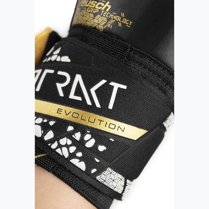 Reusch Attrakt Gold X Evolution Cut Finger Support goalkeeper gloves black/gold/white/black 9
