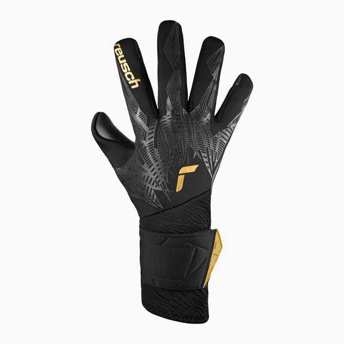 Reusch Pure Contact Infinity goalie gloves black/gold/black 2