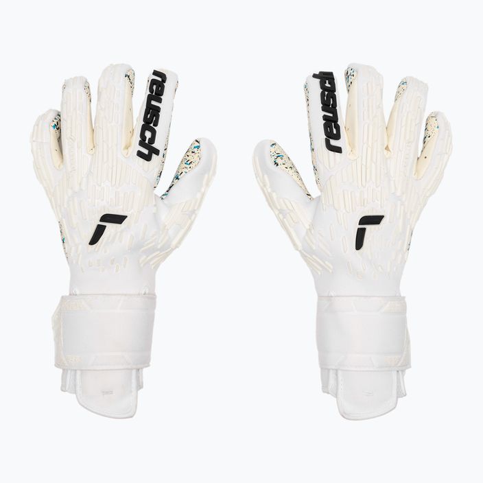 Reusch Attrakt Freegel Fusion white goalkeeper gloves