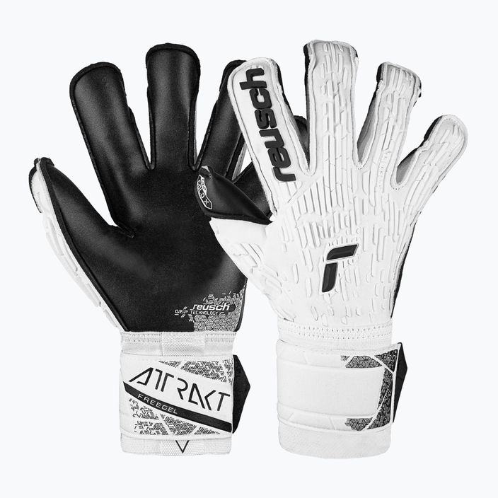 Reusch Attrakt Freegel Gold X Evolution goalkeeper gloves white/black