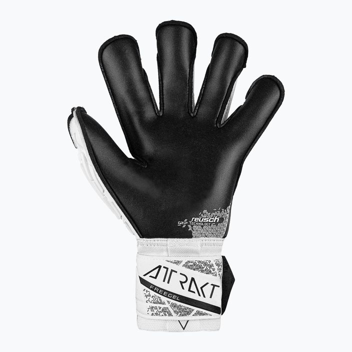 Reusch Attrakt Freegel Gold X Evolution goalkeeper gloves white/black 3