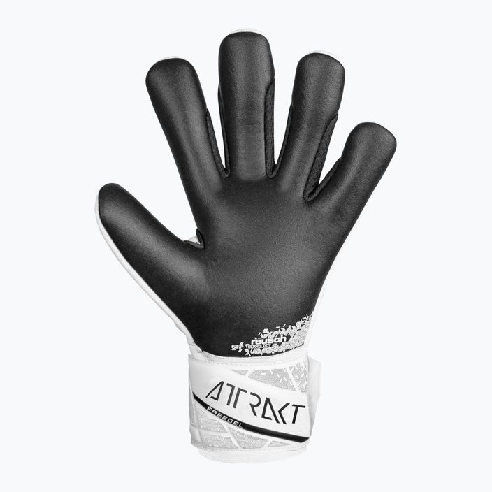 Reusch Attrakt Freegel Silver white/black goalkeeper's gloves 3