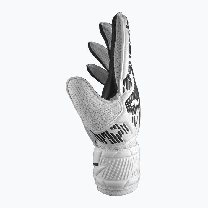 Reusch Attrakt Solid white/black goalkeeper's gloves 4