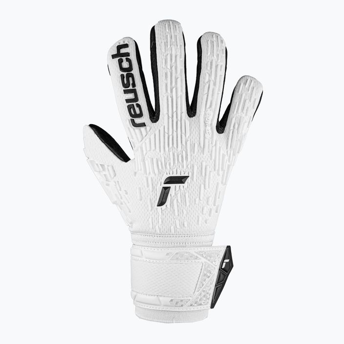 Reusch Attrakt Freegel Silver white/black children's goalkeeper gloves 2