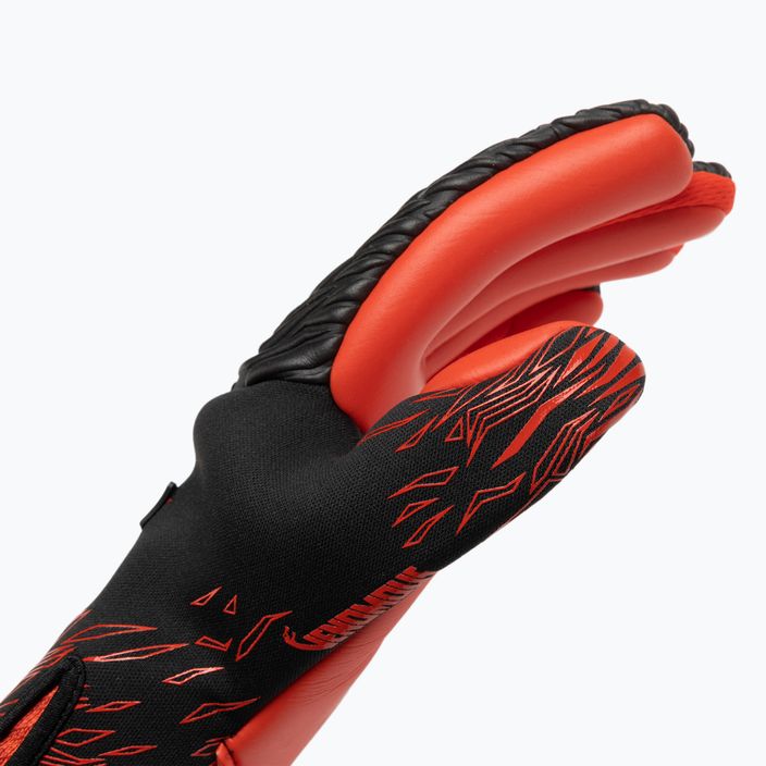 Reusch Venomous Gold X black/fiery red goalkeeper's gloves 3