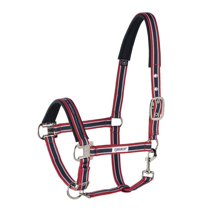 Eskadron Pin Buckle horse halter red, white and navy 410000815951 2