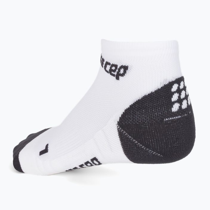 CEP Women's Compression Running Socks Low-Cut 3.0 White WP4A8X2 2