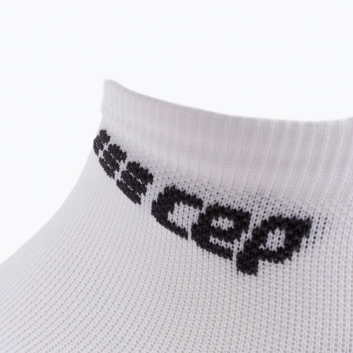 CEP Women's Compression Running Socks Low-Cut 3.0 White WP4A8X2 3