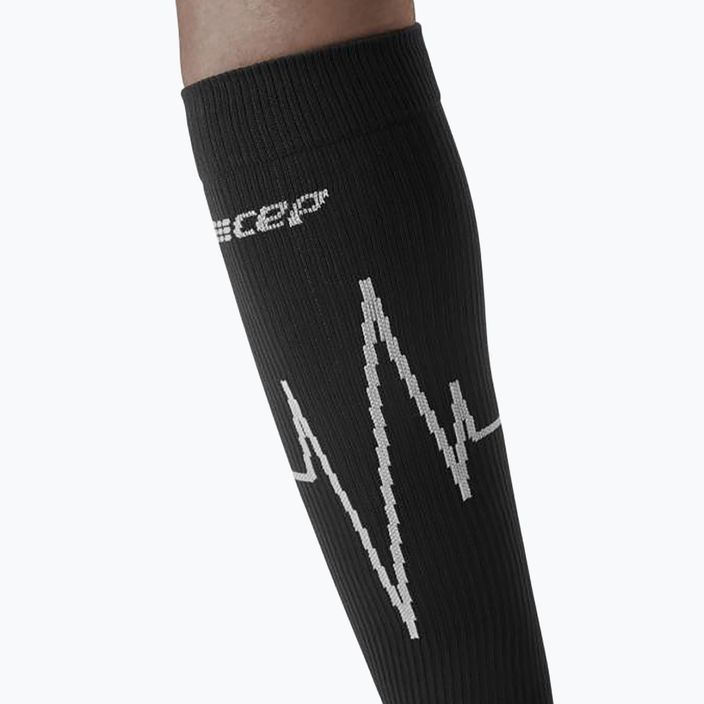 CEP Heartbeat women's compression running socks black WP20KC3 8