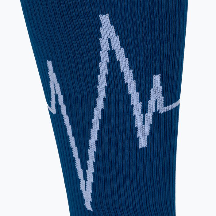 CEP Heartbeat women's compression running socks blue WP20NC2 3