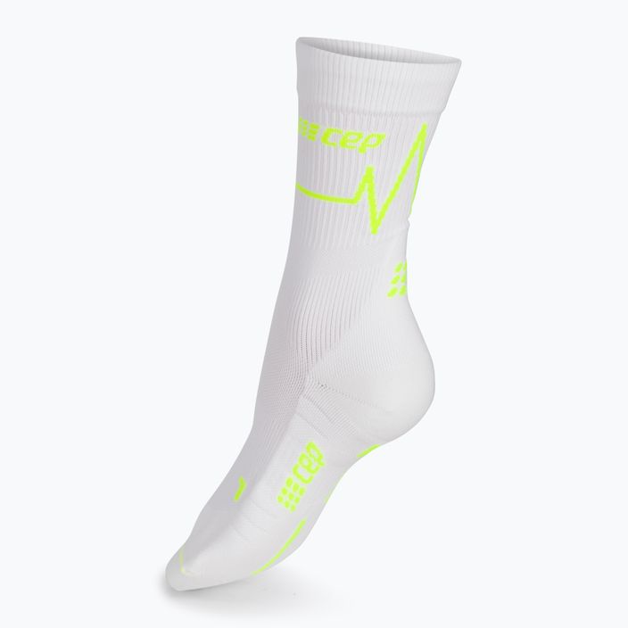 CEP Heartbeat women's compression running socks white WP2CPC2 2