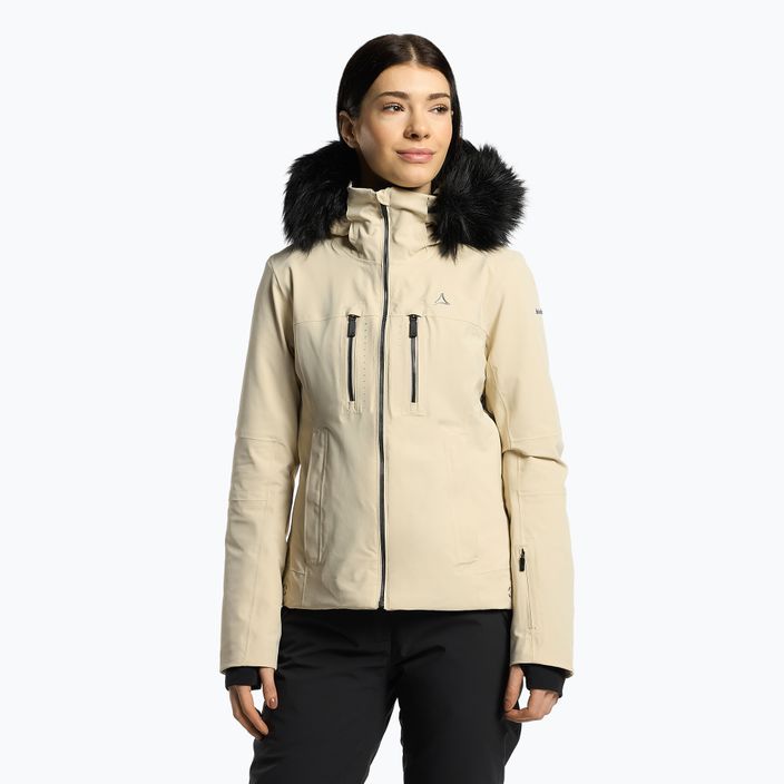 Women's ski jacket Schöffel Baracon beige 10-13362/4360