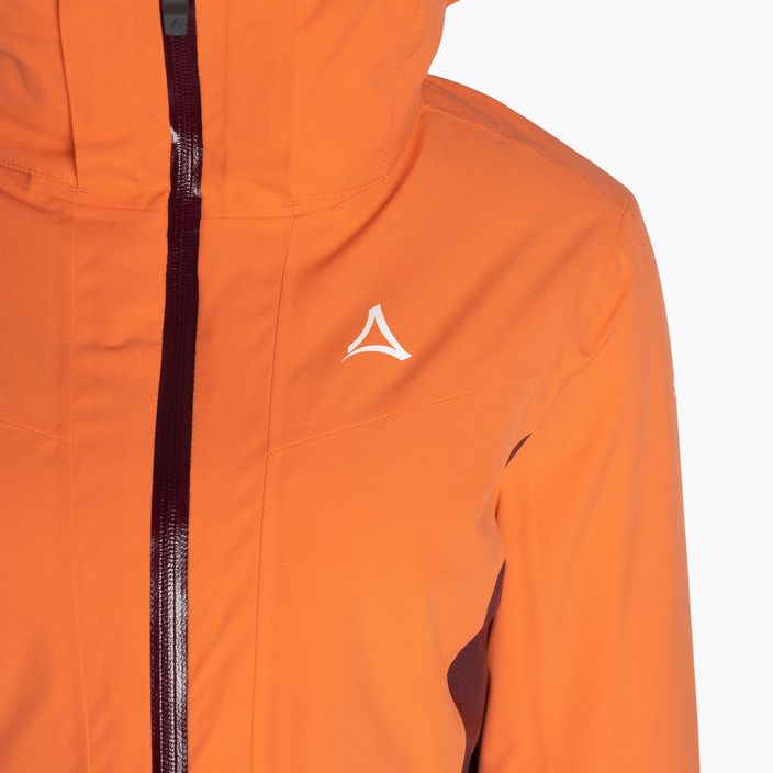 Women's ski jacket Schöffel Kanzelwand coral orange 3