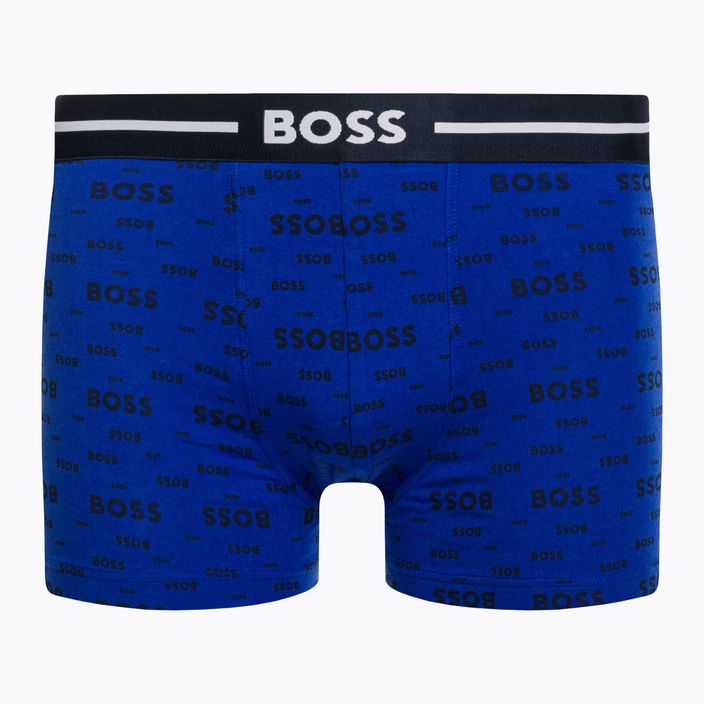 Hugo Boss Trunk Bold Design men's boxer shorts 3 pairs blue/black/green 50490027-466 4