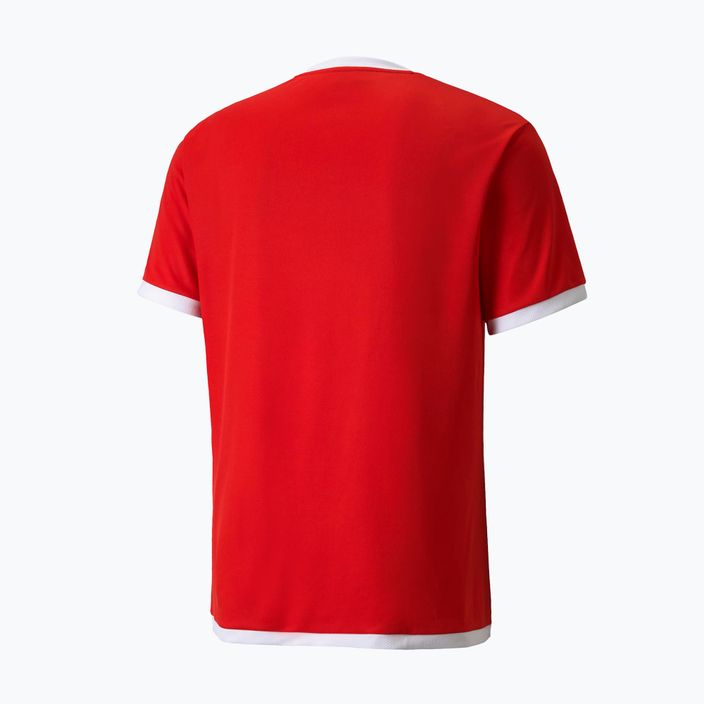 Men's PUMA teamLIGA Jersey football shirt red 704917 01 7