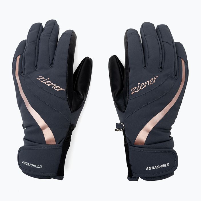 Women's Ski Gloves ZIENER Kitty As grey 801165.78 2