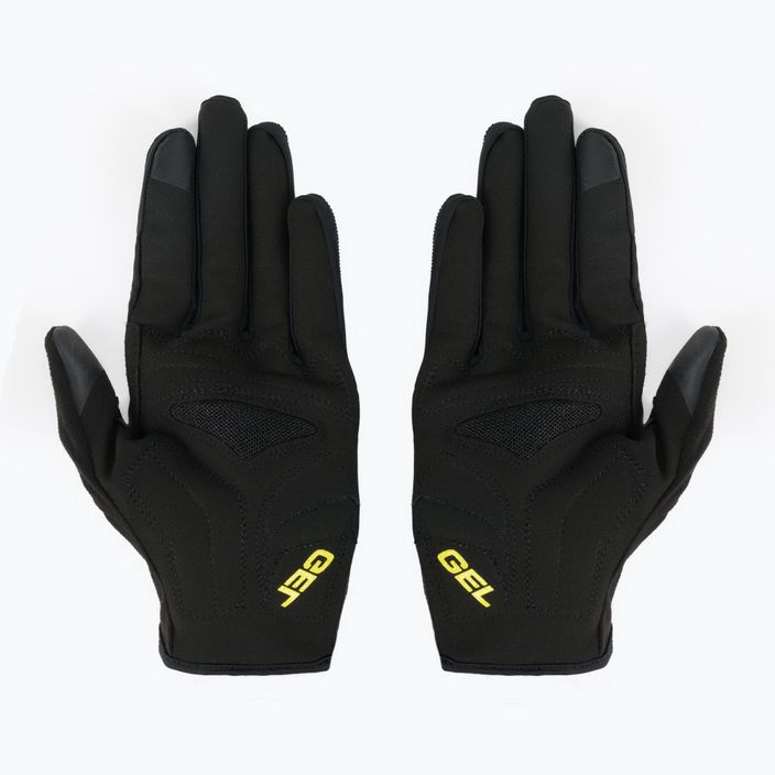 ZIENER MTB Bike Gloves Clyo Touch Long Gel black/yellow Z-988229/338 2