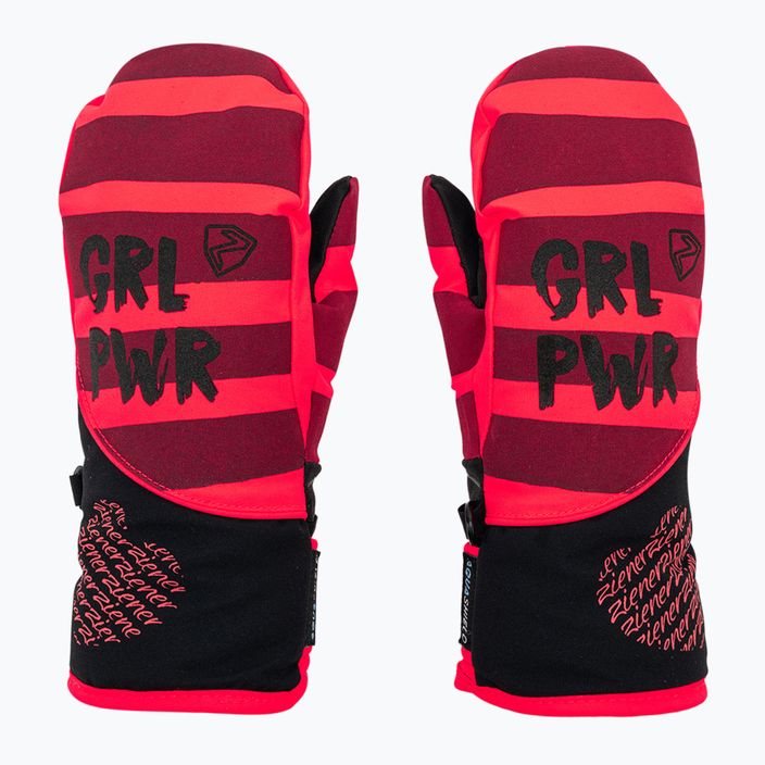 ZIENER Children's Ski Gloves Liwani AS PR Mitten red 801998 3